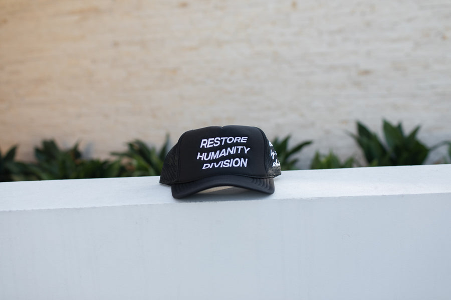 R.H.D. Trucker Hat - Black