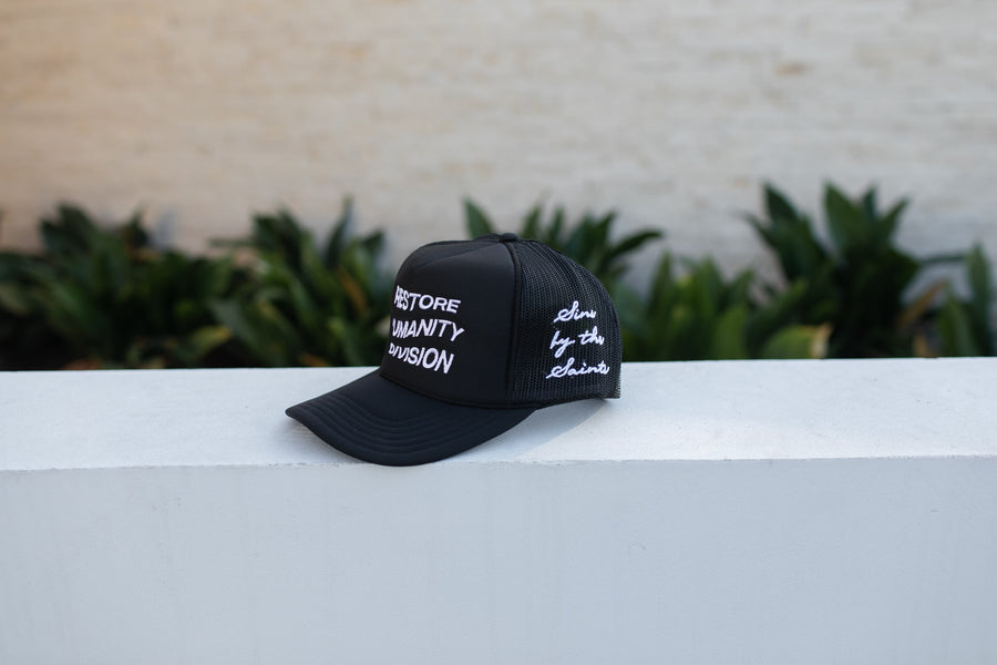 R.H.D. Trucker Hat - Black