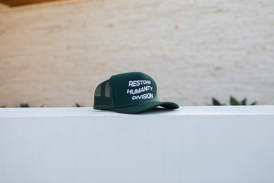 R.H.D. Trucker Hat - Dark Green