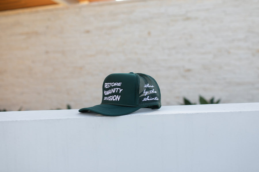R.H.D. Trucker Hat - Dark Green